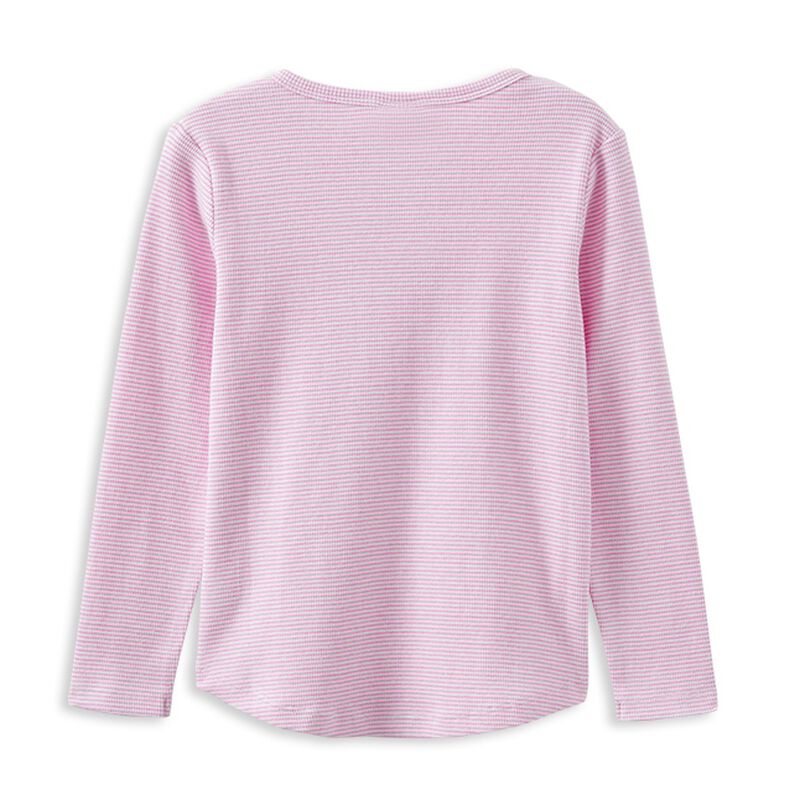 Milky Stripe Henley image number 1